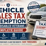 Vehicle Sales Tax Exemption for Disabled Veterans